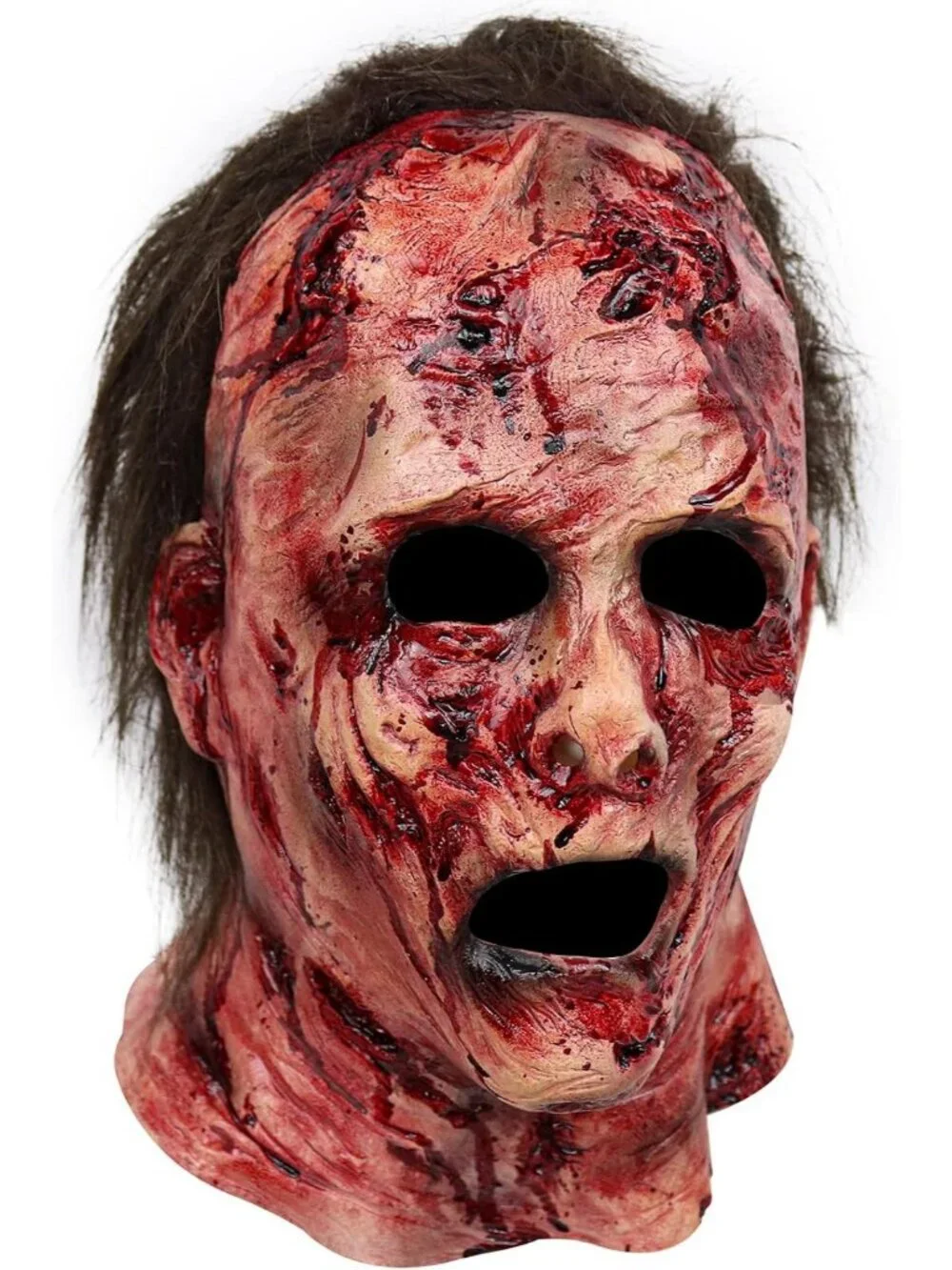 Women's Scary Masquerade Cosplay Creepy Horror Bloody Full Head Halloween Mask
